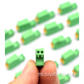 Bloques de terminales enchufables de paso de 2,5 mm hembra 2P